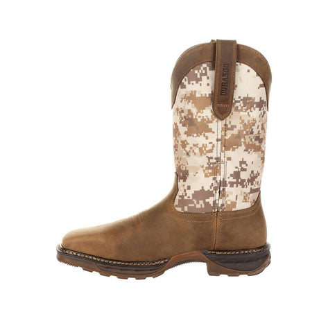 Maverick XP Steel Toe Waterproof Western Work Boot Desert Camo DDB0207 Toe View