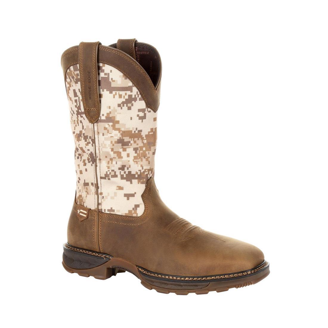 Maverick XP Steel Toe Waterproof Western Work Boot Desert Camo DDB0207 Side View