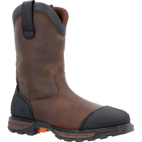 Maverick XP Steel Toe Waterproof Western Work Boot Grizzly Brown DDB0424 Side View