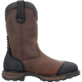 Maverick XP Steel Toe Waterproof Western Work Boot Grizzly Brown DDB0424 Profile View