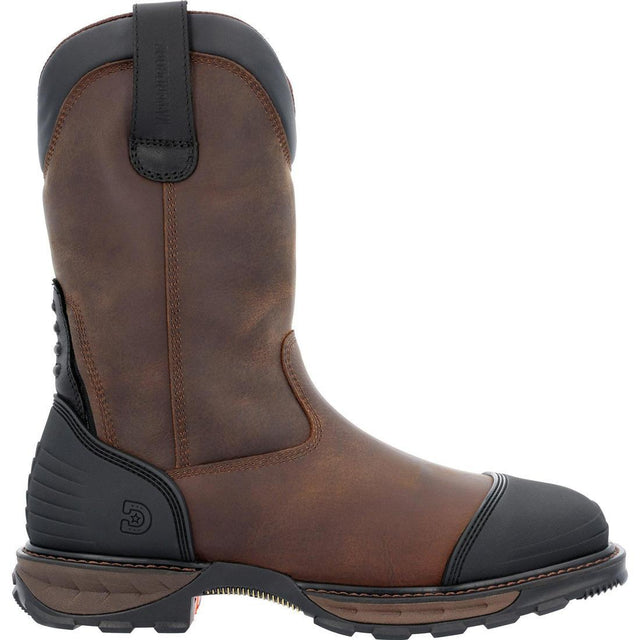 Maverick XP Steel Toe Waterproof Western Work Boot Grizzly Brown DDB0424 Profile View
