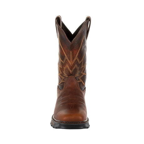 Maverick XP Ventilated Western Work Boot DDB0204 Heel View