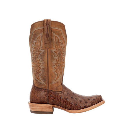 PRCA Collection Full-Quill Ostrich Western Boot kango Tobacco And Rust DDB0463 Profile View