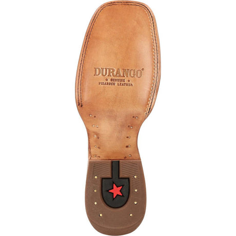 Premium Exotics Dark Brown Pirarucu Western Boot DDB0380 Sole Image
