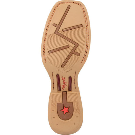 Rebel Pro Bay Brown and Brilliant Blue Western Boot DDB0421 Sole Image