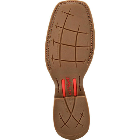 Rebel Pro Lite Rustic Tan & Tobacco Western Boot DDB0357 Sole Image