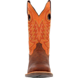 Rebel Pro Orange Western Boot DDB0230 Heel View