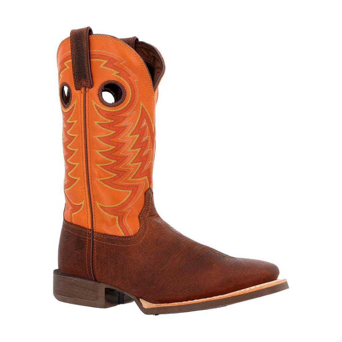 Rebel Pro Orange Western Boot DDB0230 Side View