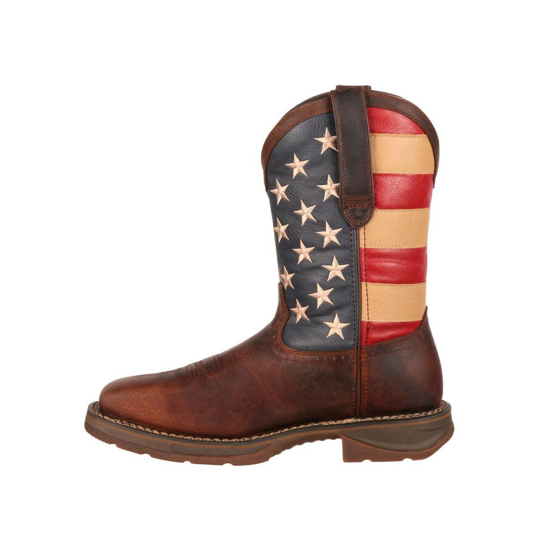Rebel Steel Toe Flag Western Flag Boot DB020
