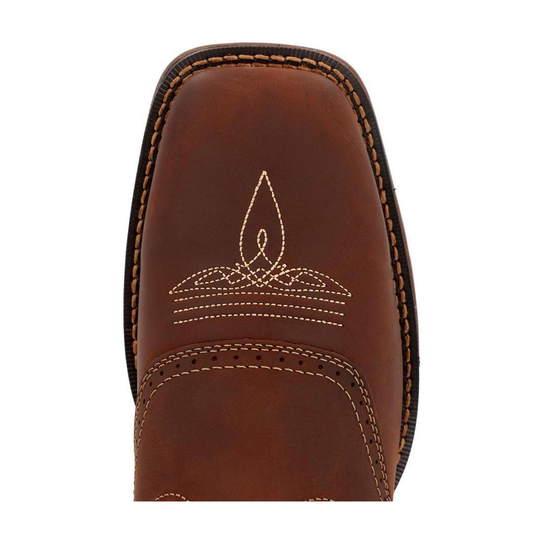 Rebel Steel Toe Waterproof Western Boot DB019 Toe View
