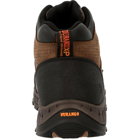 Renegade XP Timber Brown Alloy Toe Waterproof Hiker DDB0363 Heel View