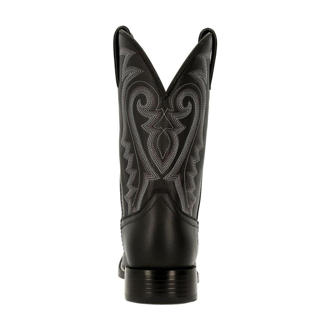 Westward Black Onyx Western Boot DDB0340 Heel View