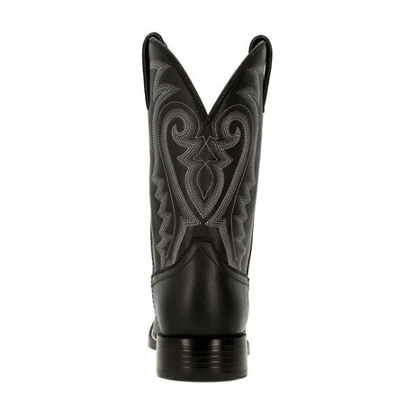 Westward Black Onyx Western Boot DDB0340 Heel View