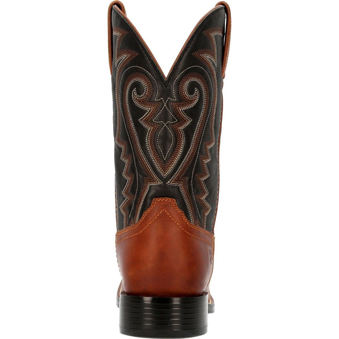 Westward Inca Brown Western Boot DDB0339 Heel View