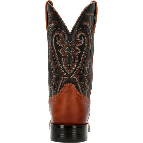Westward Inca Brown Western Boot DDB0339 Heel View