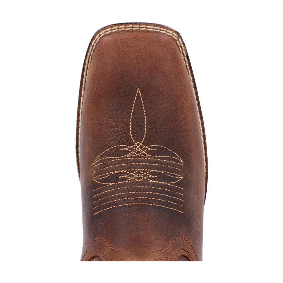 Westward Prairie Brown Western Boot DDB0342 Toe View