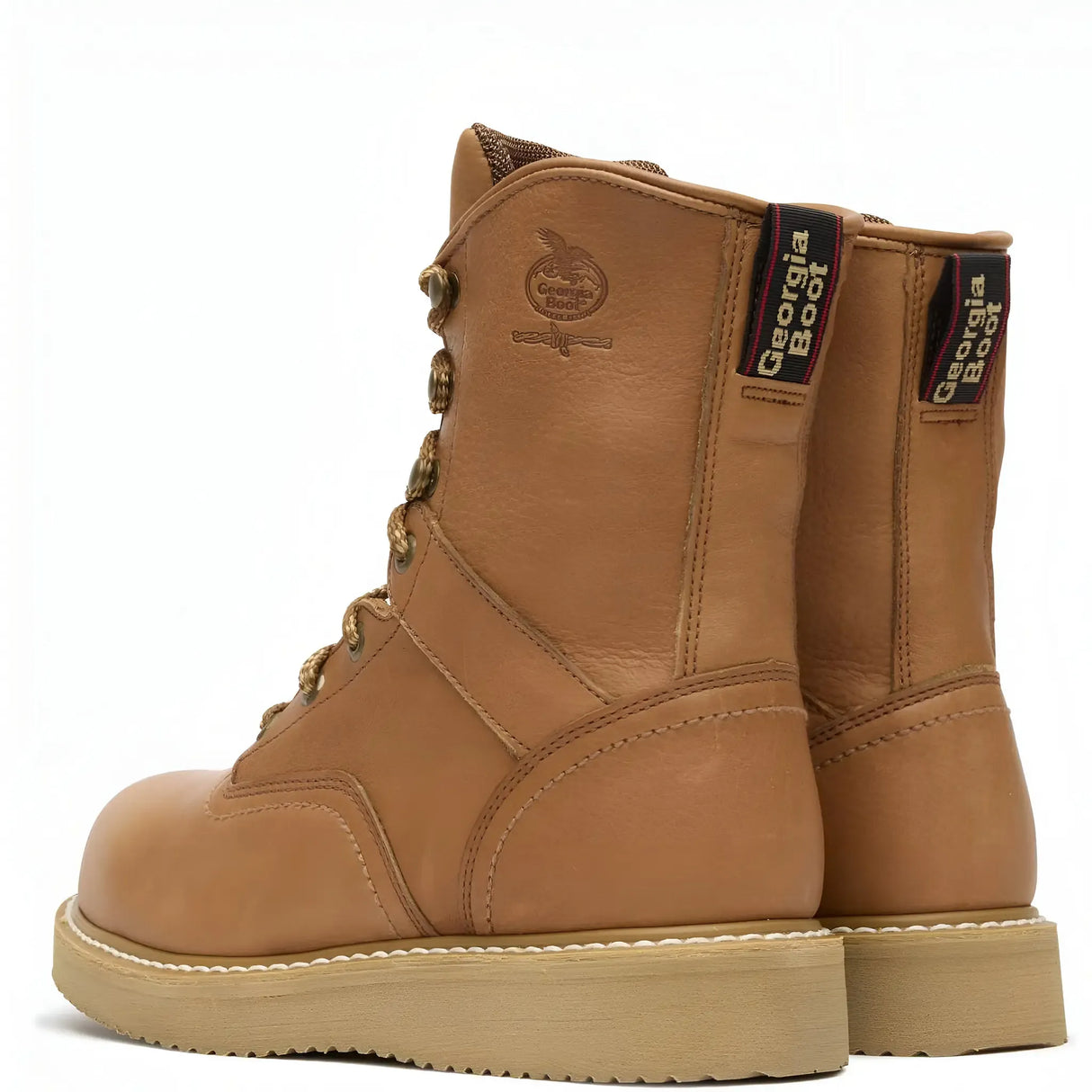 Georgia Boot Wedge 8" Steel Toe Work Boot Heel