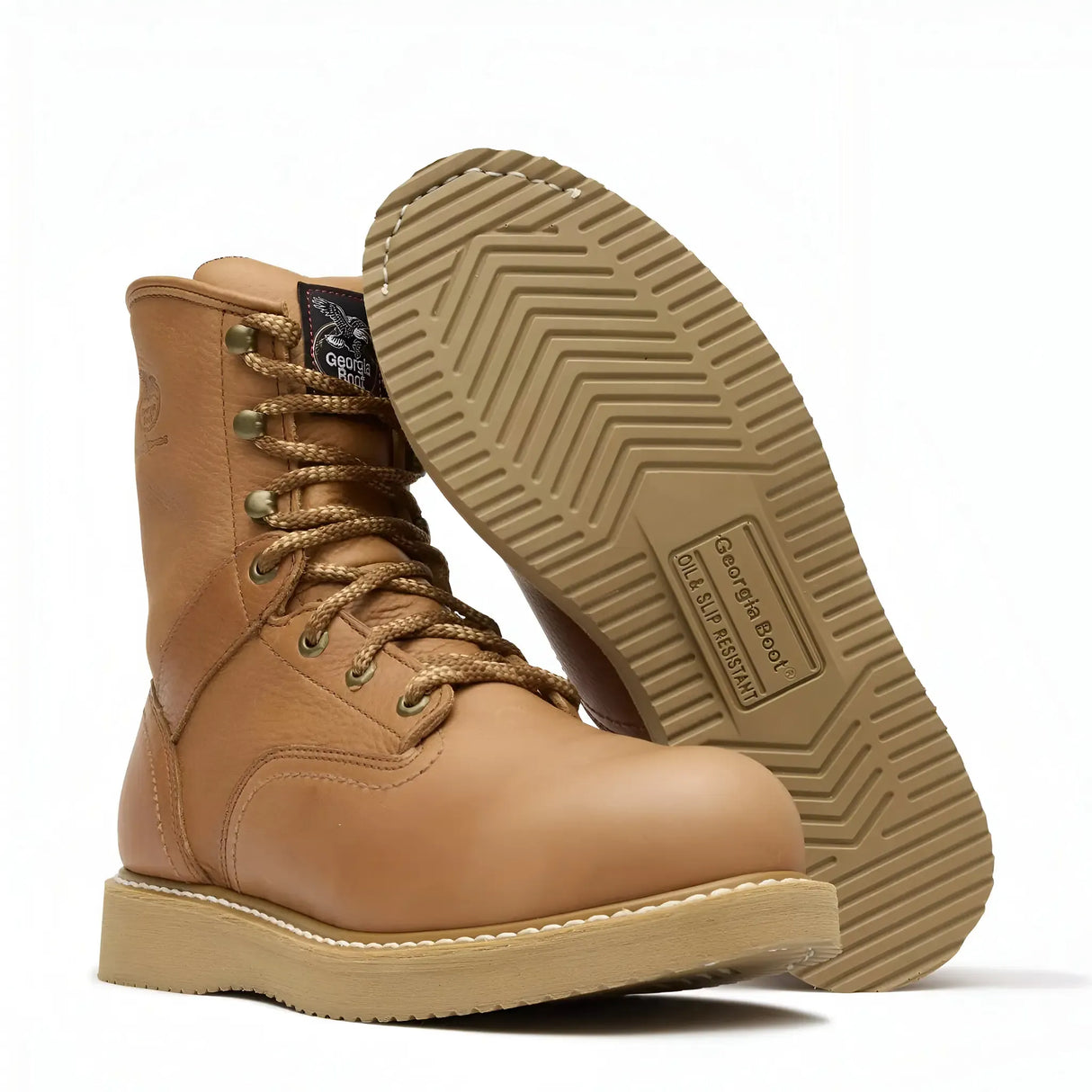 Georgia Boot Wedge 8" Steel Toe Work Boot Sole