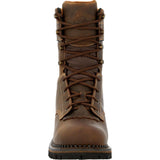 Georgia Boot AMP LT Logger Composite Toe Insulated Waterproof Work Boot GB00491 Front Image
