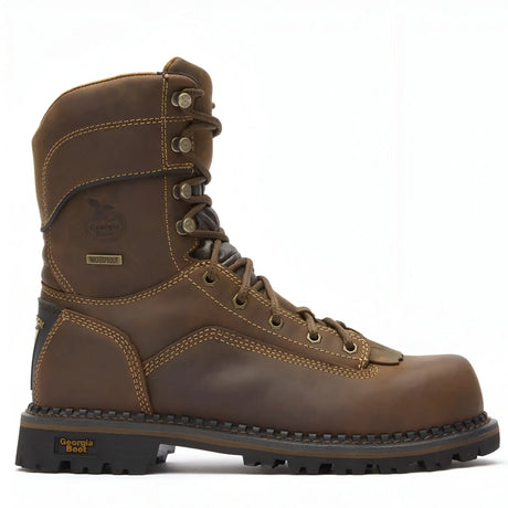 Georgia Boot AMP LT Low Heel Logger Composite Toe Waterproof Work Boot Cover