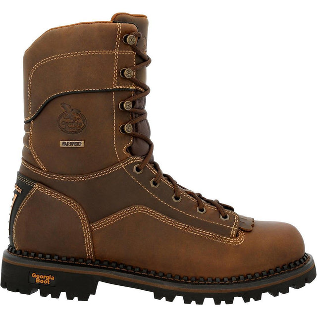 Georgia Boot AMP LT Low Heel Logger Composite Toe Waterproof Work Boot GB00473 Image