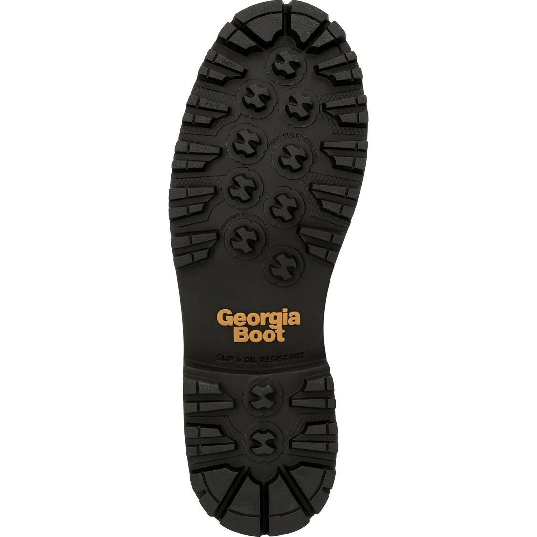 Georgia Boot AMP LT Low Heel Logger Composite Toe Waterproof Work Boot GB00473 Sole Image