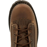 Georgia Boot AMP LT Low Heel Logger Composite Toe Waterproof Work Boot GB00473 At Steel Toes