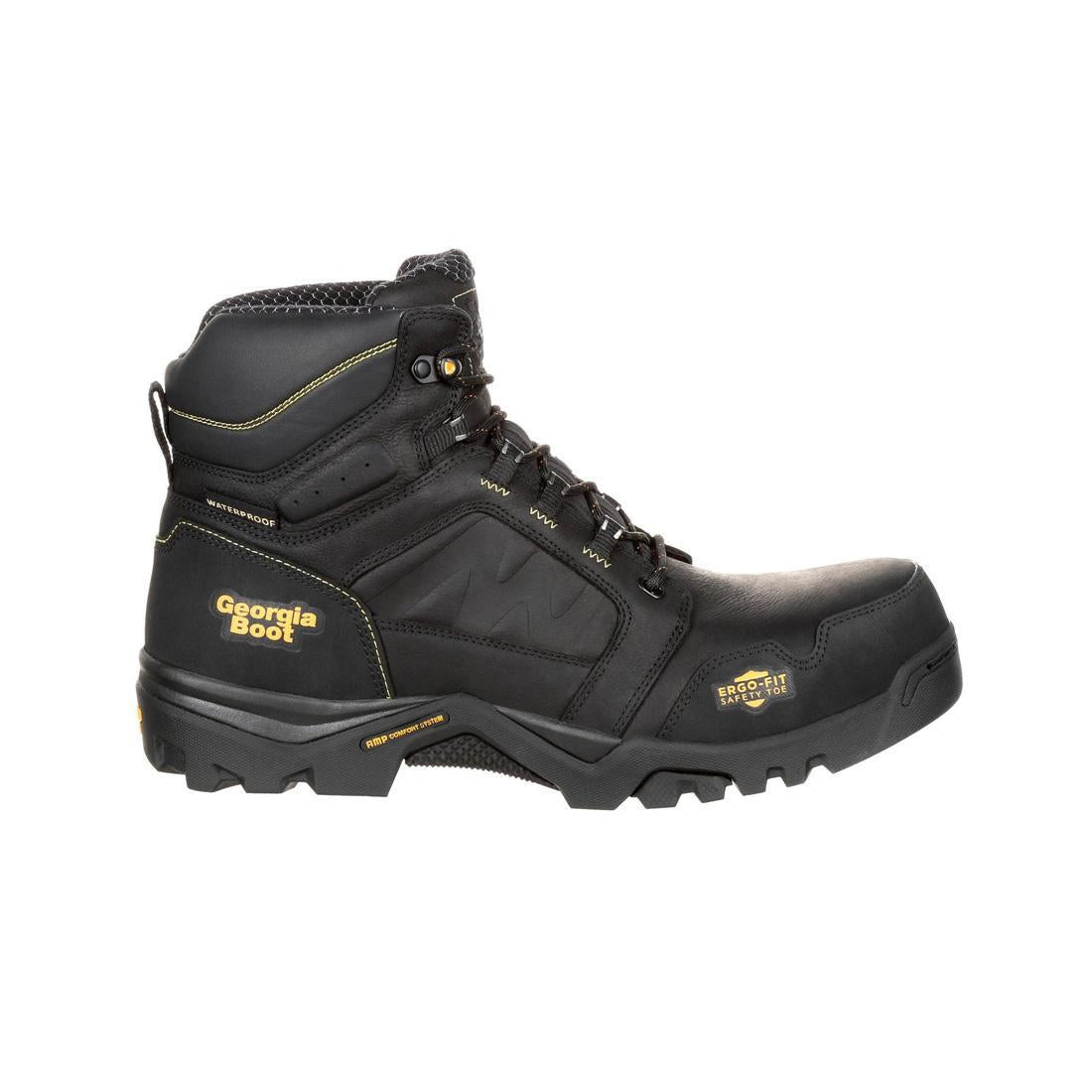 Georgia Boot Amplitude Composite Toe Waterproof Work Boot Black GB00130 Image