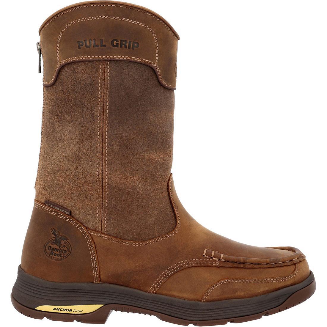 Georgia Boot Athens SuperLyte Waterproof Wellington Pull-On Boot GB00549 Image
