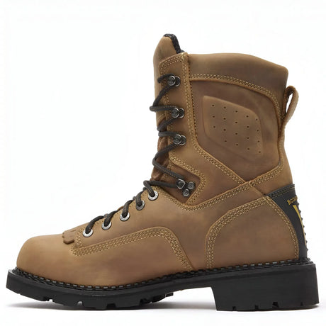 Georgia Boot Comfort Core Waterproof Low Heel Logger Work Boot Side