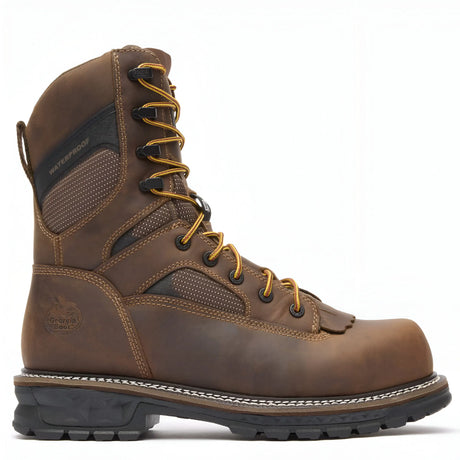 Georgia Boot LTX Logger 9" Nano Composite Toe Waterproof Work Boot Heel