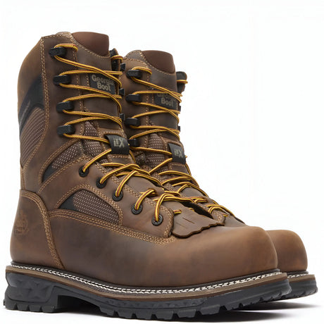 Georgia Boot LTX Logger 9" Nano Composite Toe Waterproof Work Boot Medial