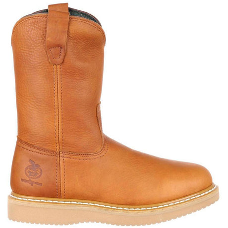 Georgia Boot Wedge Steel Toe Pull On Work Boot Profile View