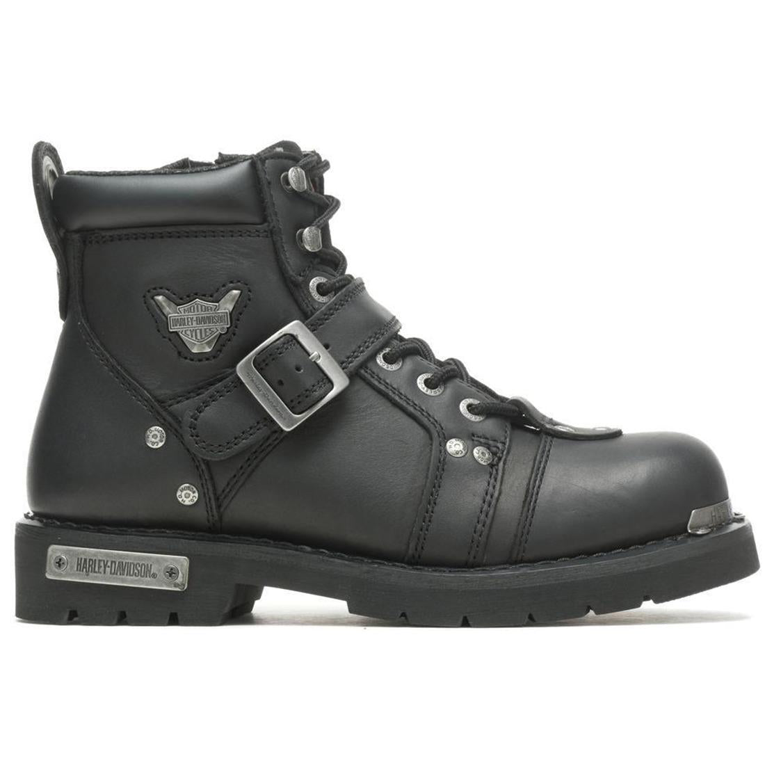 Men's Harley-Davidson Brake Light Black Leather Riding Boots