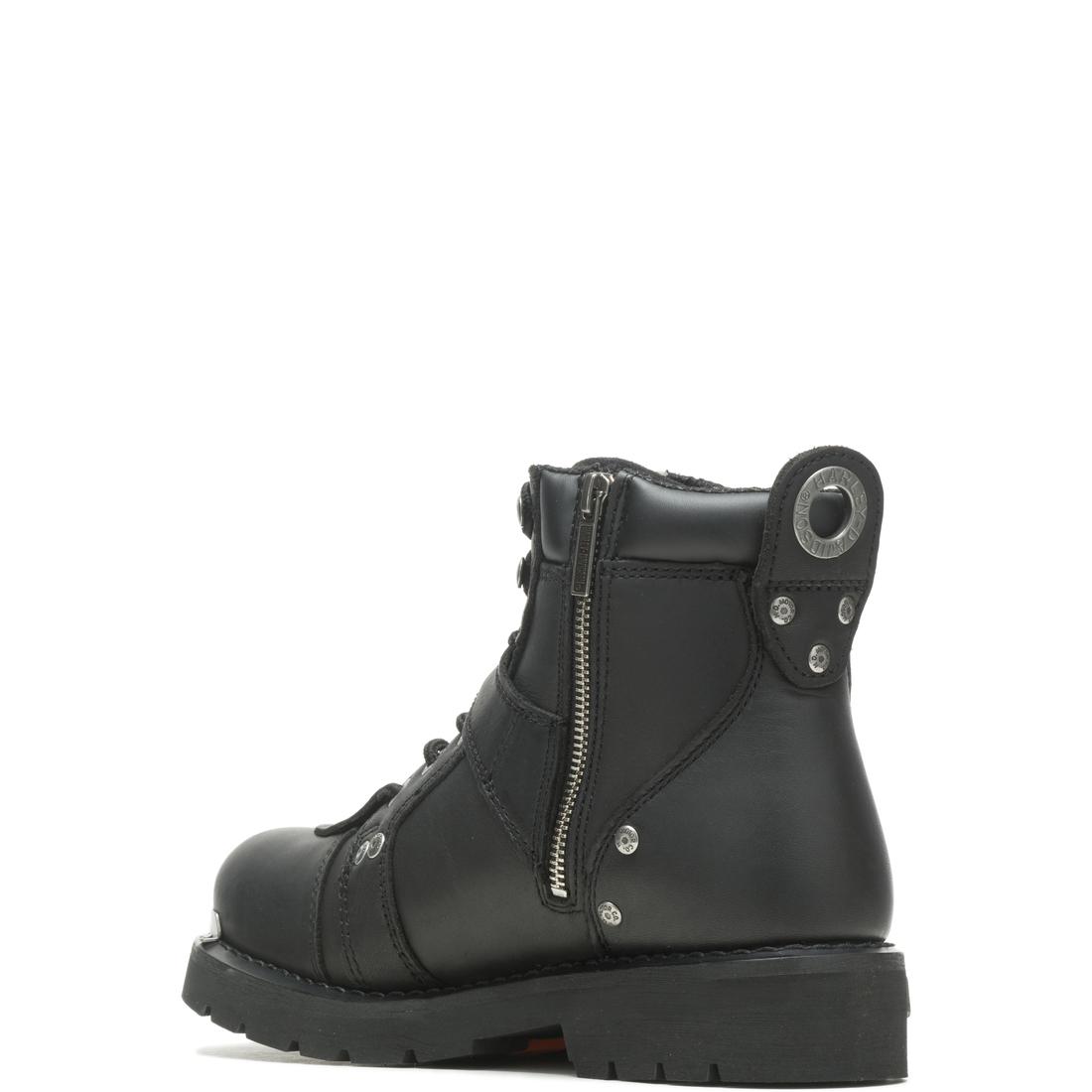 Men's Harley-Davidson Brake Light Black Leather Riding Boots