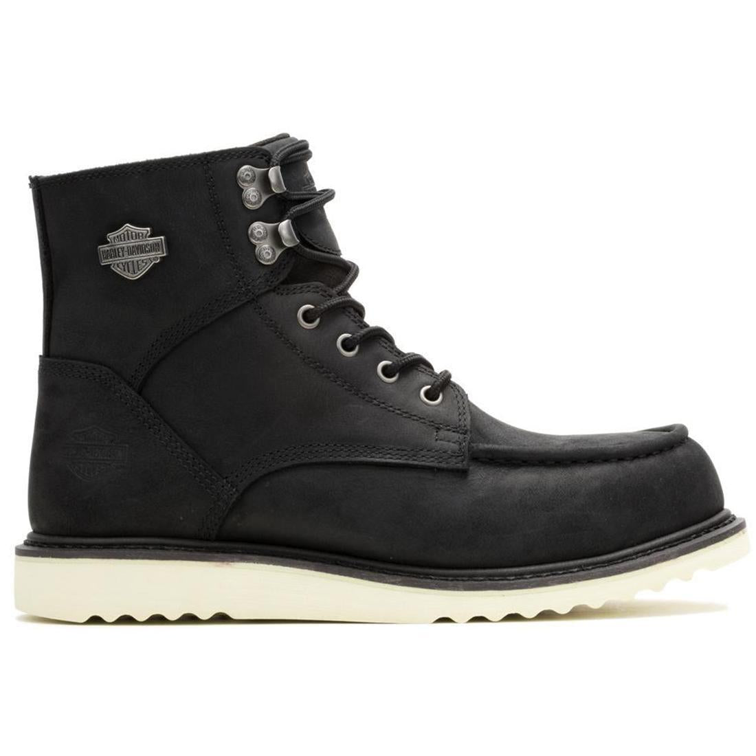 Men's Harley-Davidson Brosman Black ST Moto Boots – Steel Toes