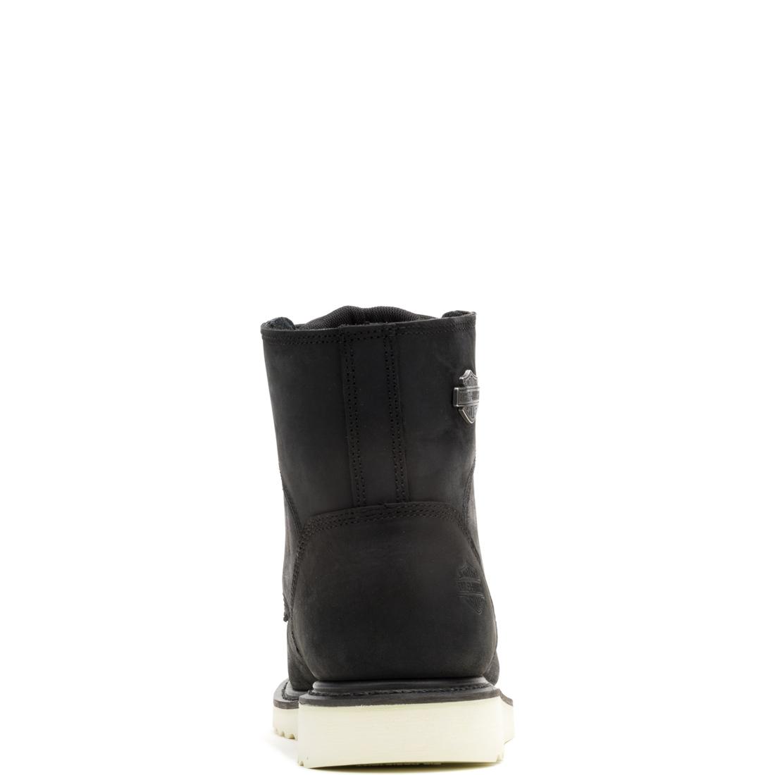 Men's Harley-Davidson Brosman Black Wedge Riding Boots – Steel Toes