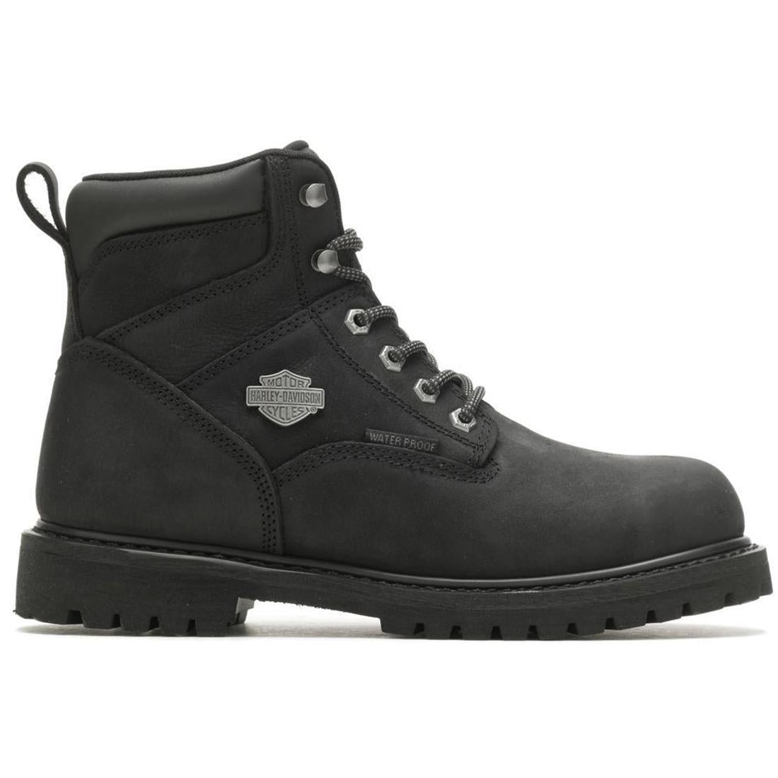 Harley-Davidson ブラックブーツ 25.5cmジッパー付き　美品! Men's Harley-Davidson Gavern Black WP Leather Boots – Steel Toes