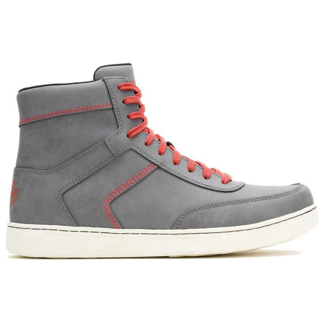 Men's Harley-Davidson Grady Grey Leather Sneakers – Steel Toes