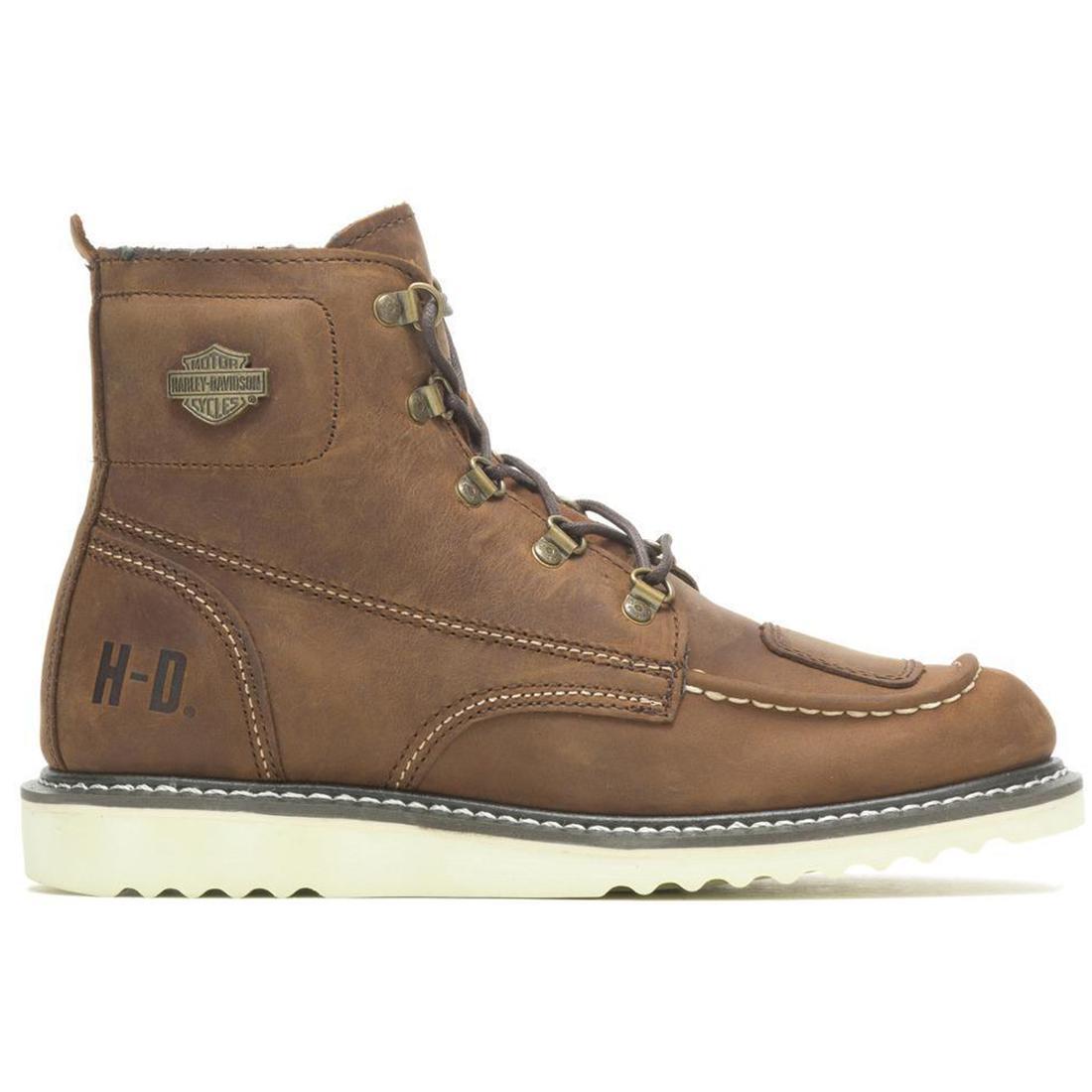 リピーター　24/25ss　サンローラン　カーフスキン＆ムートン　バイカー Men's Harley-Davidson Hagerman Scrubland Boots – Steel Toes