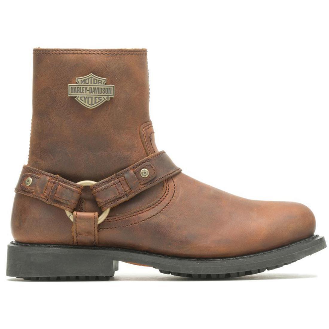 Men's Harley-Davidson Scout Brown Harness Boots – Steel Toes