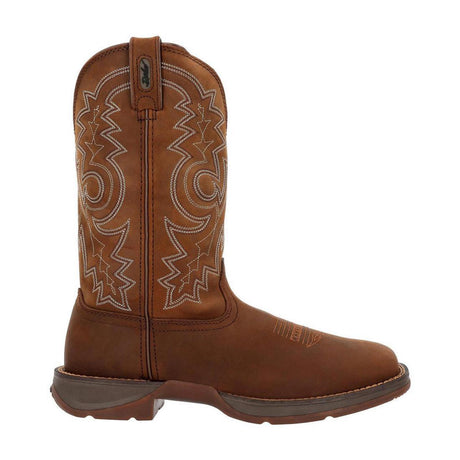 Rebel Pull-On Western Boot Brown DB4443 Profile View