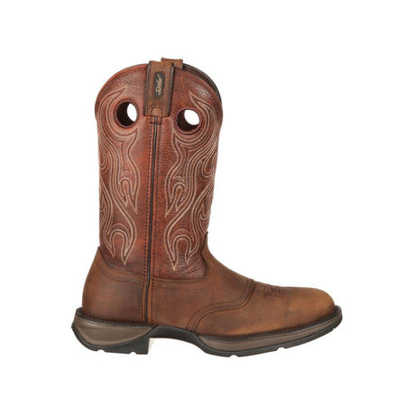 Rebel™ by Durango® Brown Saddle Western Boot DB5474 Profile View