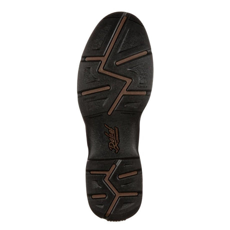 Rebel™ by Durango® Brown Saddle Western Boot DB5474 Sole Image