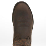 Rebel Chocolate Pull-On Western Boot DB5464