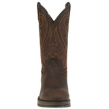 Rebel Chocolate Pull-On Western Boot DB5464 Front Image