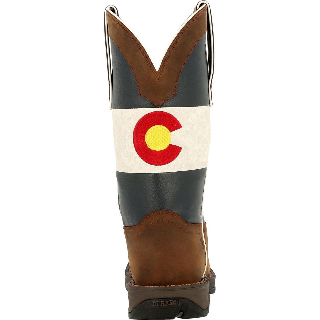 Rebel Colorado Flag Western Boot DDB0346 Front Image