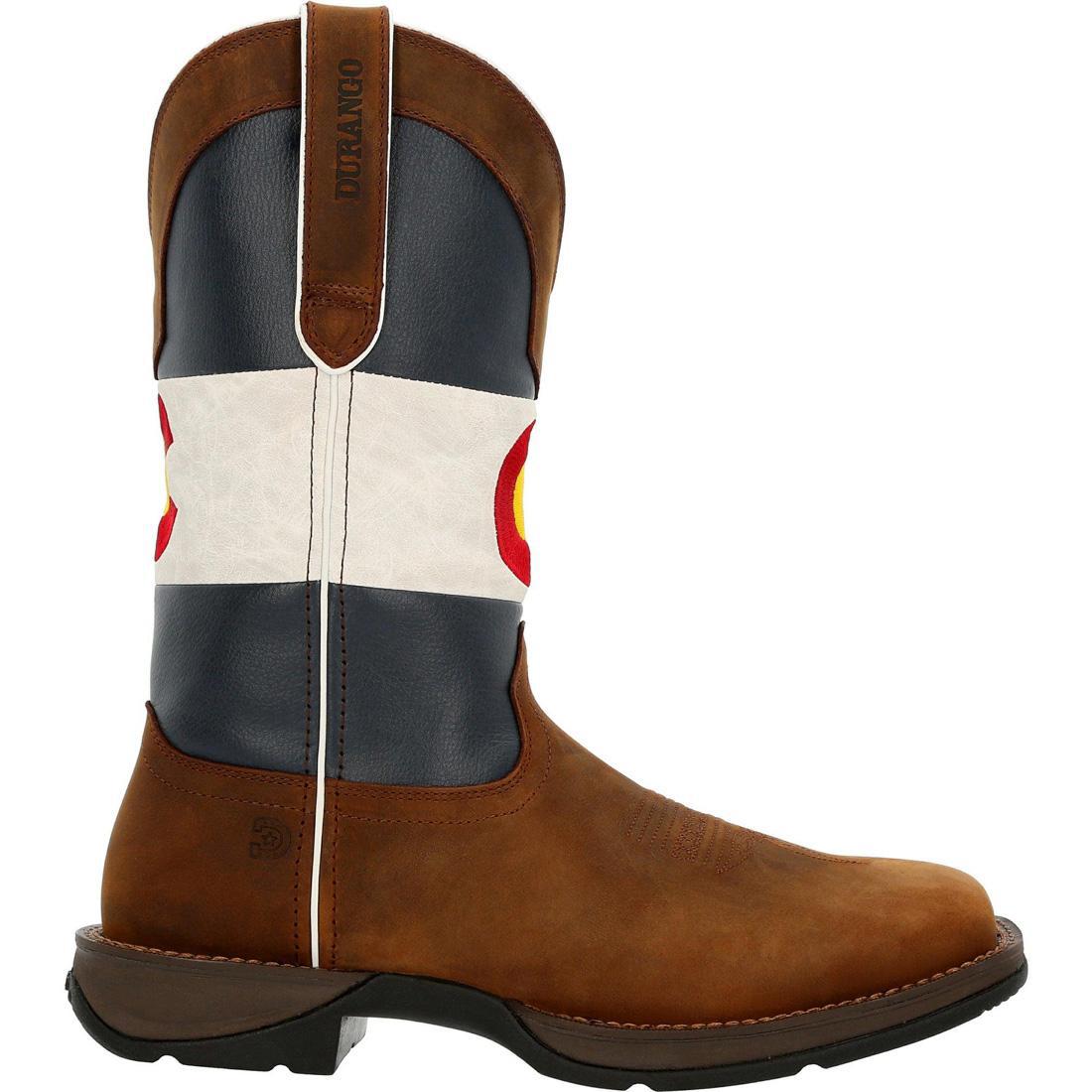 Rebel Colorado Flag Western Boot DDB0346 Profile View