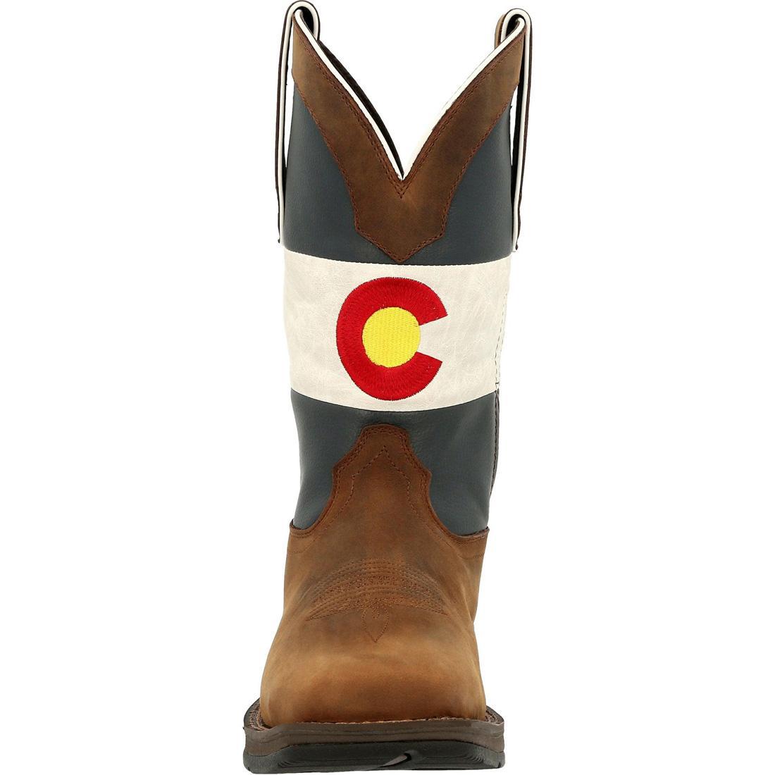 Rebel Colorado Flag Western Boot DDB0346 Sole Image