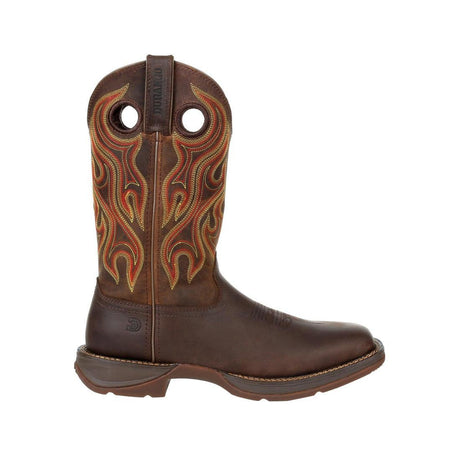 Rebel Western Boot Dark Chestnut DDB0317 Profile View
